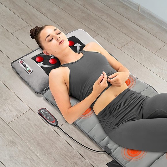 Massage Mat with Heat Full Body Massage Mat Kneading Neck Massage - Picture 2 of 9